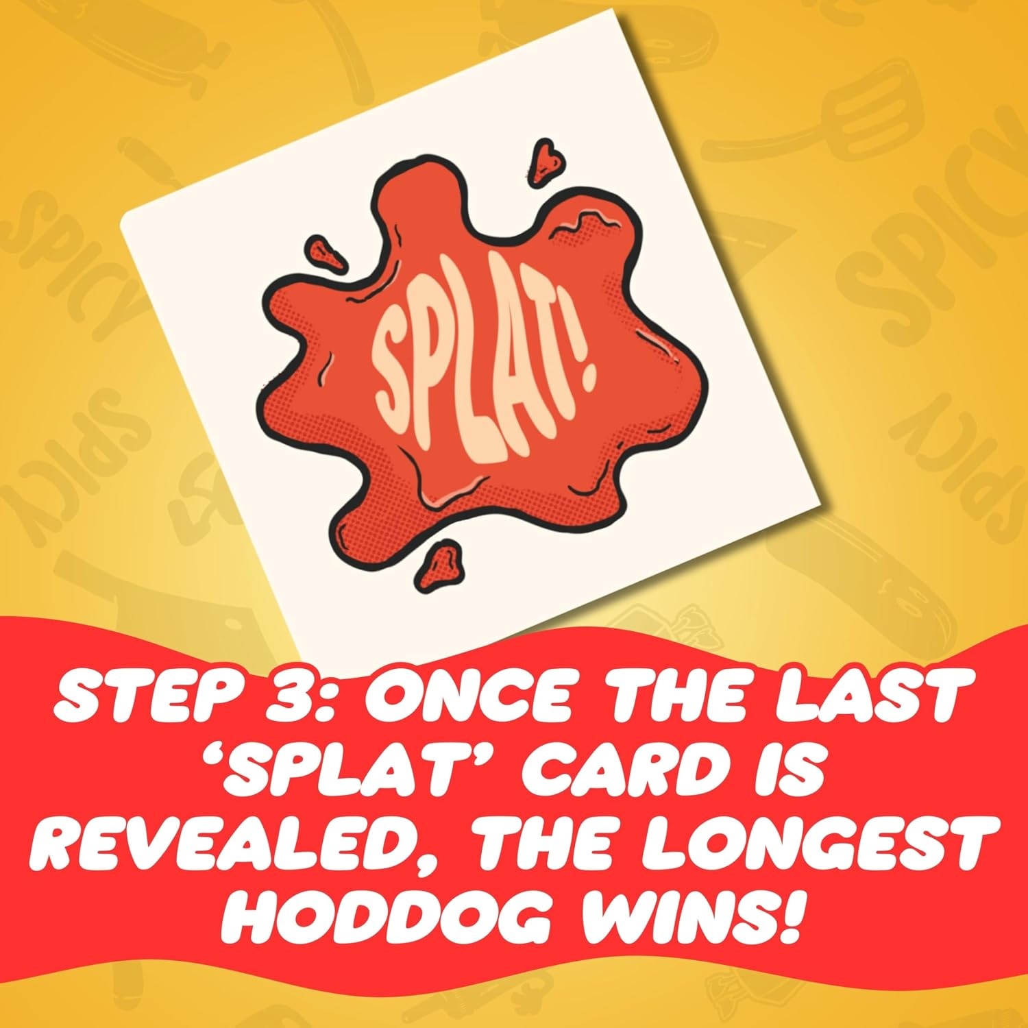 image:imageJoking Hazard Hoddog Card Game 82 Cards for Kids amp Adults Race to Build The Longest Hoddog with Fun amp Strategy Includes Ketchup Splat Cards amp RulebookHODDOG Card Game