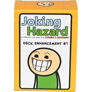Joking Hazard by Cyanide & Happiness – 360+ Funny & Inappropriate Comic Cards, Hilarious Party Games | Includes Add-Your-Own-Words Cards(Expansion Pack 1)