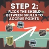Heads Will Roll – Metal Skull Toss Dexterity Party Game for Adults & Families | Fast-Paced Skill Game for 2+ Players, Ages 8+, 5-15 Min Gameplay