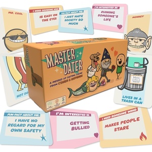 Master Dater by Cyanide & Happiness – a Mixed up Dating Party Game for 3-8 Players, Card Game for Parties